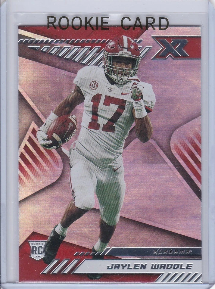 JAYLEN WADDLE ROOKIE CARD 2021 Panini XR Football Card ALABAMA TIDE Dolphins! - Image 1 of 2