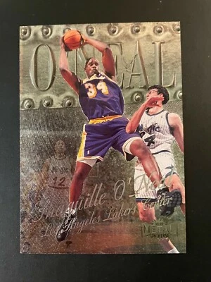 1998 FLEER METAL UNIVERSE SHAQUILLE O'NEAL CARD #25 - LOS ANGELES LAKERS - HOF - Image 1 of 3