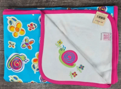 Manta bebé niña vintage etiqueta arco iris gymboree días soleados Foto 1 de 4