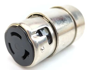 Conector de bloqueo hembra Hubbell HBL63CM60 Twist-Lock grado marino 2 polos 3 cables - Imagen 1 de 10