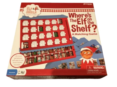 Pressman Elf on The Shelf: Where's The Elf on The Shelf?  A Matching Game NEW - Image 1 of 3