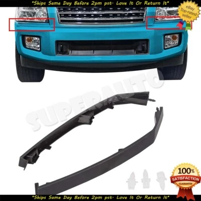 Bumper Filler Headlight Molding Trim Compatible with 2004-2015 Nissan Armada - Image 1 of 2