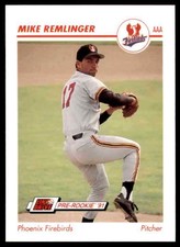 1991 LIne Drive Aaa Baseball Card Mike Remlinger #390 3068
