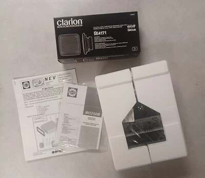 NOS Bombardier NEV Clarion Marine Reciever And Speakers Audio - Image 1 of 4