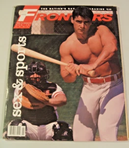 FRONTIERS The Nation's Gay Newsmagazine April 12 1991 Jon Vincent Sex & Sports - Picture 1 of 4