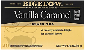 Bigelow Vanilla Caramel Black Tea 20 Teabags