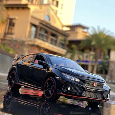 1:32 HONDA CIVIC TYPE-R Alloy Car model Diecast Toy Vehicles Sound light - Image 1 of 4
