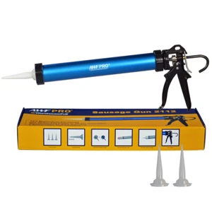 Pro Sausage Caulk Gun, Convertible - 20 oz Foil Pack and 10 oz Cartridge, 3 Tips - Picture 1 of 6