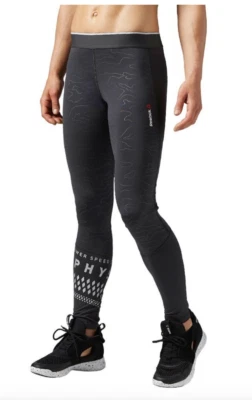 Reebok Womens One Series Warm Tights / BNWT / Coal / RRP £45
