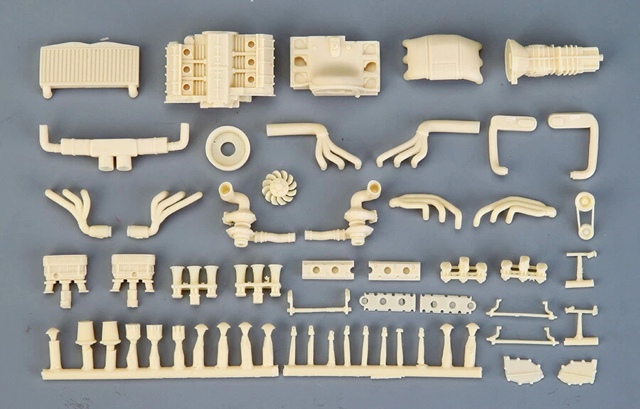 Hobby Design 1/24 Porsche 911 Engine Parts - Image 1 of 1