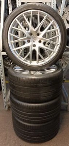 4 Orig Porsche summer wheels 275/35 R21 103Y Panamera 971 971601025D 323 - Picture 1 of 6
