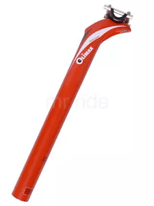 mr-ride 31.6x350mm 165g Climax SP03B carbon SeatPost SB25 Ti bolt road/mtb Red - Picture 1 of 14
