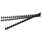 NEW Rexel Plastic Binding Comb Round 21 Loop 12.5Mm A4 Black Box 100