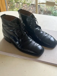 Kangol Lace Up Mens 'George' style boot UK 10, EU44, Black, Italy,  Leather sole - Picture 1 of 20