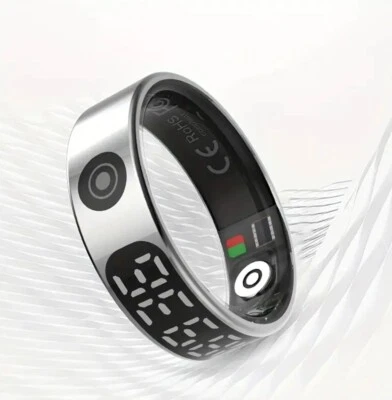 Smart Ring NEW Schermo LED Orologio AI Anello Salute Attività Fisica Ios Android - Immagine 1 di 4