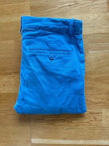 Crewcuts Boys Serene Sky Blue Skinny Fit Flex Chino Khaki Pants Size 16 J Crew - Picture 1 of 4