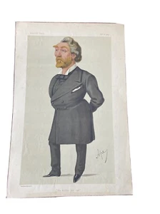 Vintage Vanity Fair Print, He killed the cat February 8, 1879 - Picture 1 of 6