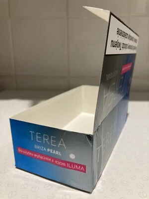 Terea Briza Pearl x2 Empty Box Carton Sleeve Click Refreshi Menthol Woody & Tea