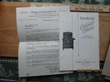 wood & bishop bangor maine stove brochure 1930