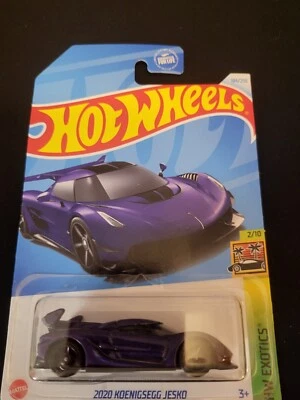 2024 Hot Wheels #184 HW Exotics 2/10 KOENIGSEGG JESKO Purple New Near Mint - Image 1 of 2