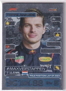 Topps F1 Turbo Attax 2024 Formule 1 Numéro 309 Max Verstappen Topps Prix - Picture 1 of 1