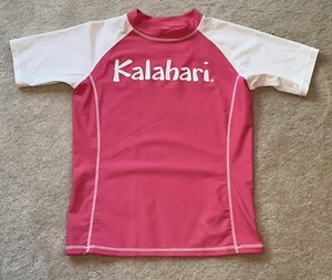 Kalahari Rash Guard Sun Block Shirt Kids Size XL Hot Pink - Picture 1 of 16