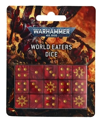 Warhammer World Eaters Juego de Dados 40K Juego de 15 Piezas 43-33 Foto 1 de 2