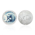 World Animal Polar Bear Silver Plated Coin Arctic Commemorative Medal Souvenir