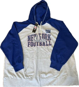 New York Giants Football Zip up Sweatshirt 2xl - Picture 1 of 6