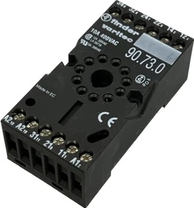 Finder Varitec montura de relé 90.73.0 10A 400V - Imagen 1 de 1