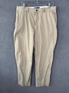 Polo Ralph Lauren Mens Pants 36x30 Beige Khaki Classic Chino Trouser - Picture 1 of 12