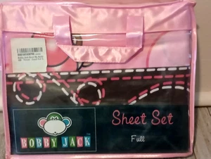 Rare Bobby Jack "Burst My Bubble" Monkey Full Size Sheet Bed Set 4 pc. New - Picture 1 of 4
