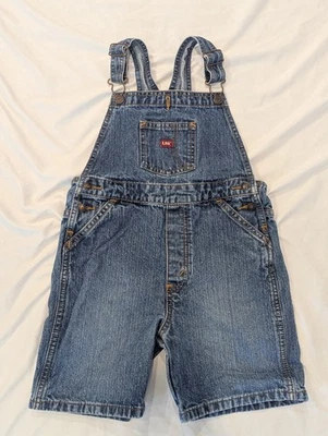 Винтажный 90-х Levi Strauss подпись джинсовой ткани комбинезон шорты для мальчиков 5T Y2K мешковатые хлопок - Изображение 1 из 4