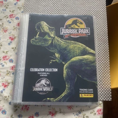 panini jurassic park 30th anniversary folder Binder Album No Cards Empty Rare - Image 1 of 4