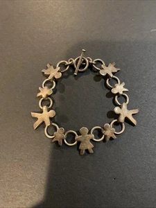 SILPADA Sterling Silver 925 We Are the Children Toggle Bracelet B0762 - Picture 1 of 5
