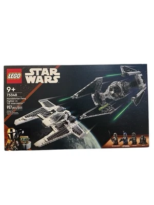 LEGO Star Wars Mandalorian Fang Fighter Vs. Tie Interceptor (75348) Retired NIB￼ - Image 1 of 4
