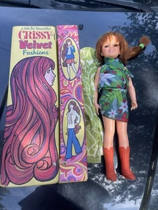 Ideal Crissy Velvet 1971 Doll Growing Red Hair 70’s W Box Nice! - Picture 1 of 6