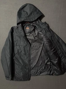 Bass Outdoor Coat Men's Large Black Hooded Coat - Picture 1 of 9