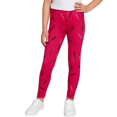 Pantalones Deportivos DKNY 14/16 Pijama Rosa Atletismo Logo Estampado Completo Moderno Foto 1 de 4