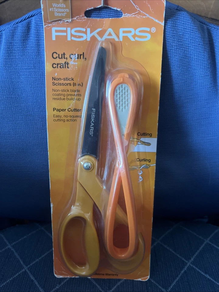 Fiskars Non-Stick Scissors and Gift Wrap Cutter Set - Image 1 of 1