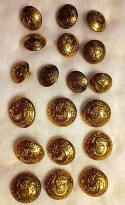 Old NY National Guard Uniform Buttons - Image 1 of 4