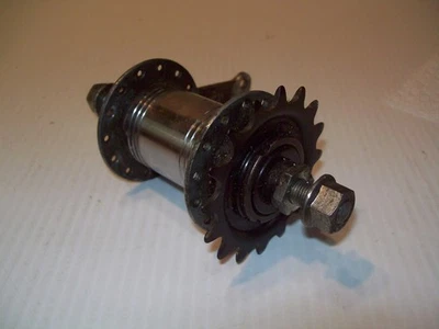 Vintage SHIMANO Bicycle Rear Wheel Hub Coaster Brake D-Type 28 Hole 16 Tooth GUC - Image 1 of 4