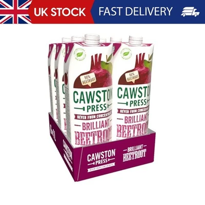 Cawston Press Brilliant Beetroot Pressed Juice 1 litre (Pack of 6) - Pure Presse