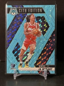 2024-25 Panini Mosaic - City Edition Ja Morant #281 Fluorescent Blue Mosaic /75 - Picture 1 of 3