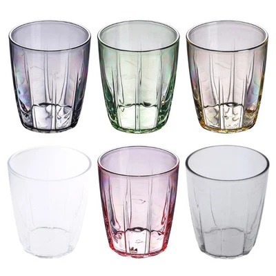 Shatterproof Water Tumblers Acrylic Wine Champagne Glasses Drinking Cup for Bar - Image 1 of 4
