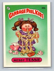 1985 Topps Garbage Pail Kids Serie 2 #45b Messy Tessie Sticker Karte - Bild 1 von 2