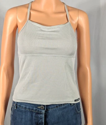 Razor Back Yoga Tank Top W/ Shelf Bra Medium Louis Garneau Exercise Cycling Lift - Image 1 of 4