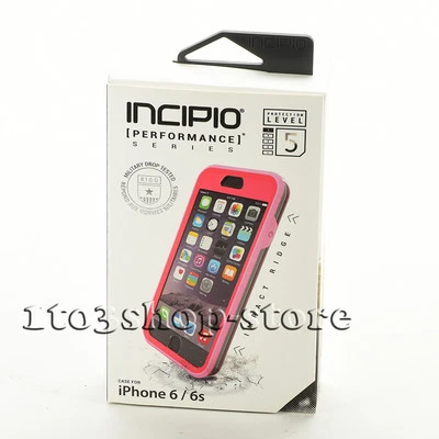 Funda Incipio Performance iPhone 6 iPhone 6s con Clip para Cinturón Rosa Gris Foto 1 de 4
