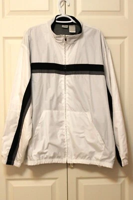Athletic Works Men's Lined Windbreaker, Color White, Size XL, New without Tags - Image 1 of 4