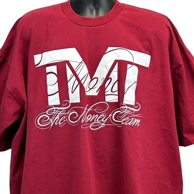 TMT The Money Team T Shirt Floyd Mayweather Boxer Official Ringside Red Mens 4XL - Image 1 of 4